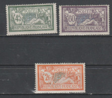 France N° 143 à 145 ** Type Mouton, 3 Valeurs - Nuevos