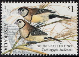 AUSTRALIA 2018 $1 Multicoloured, Birds - Finches Of Australia-Double Barrel Finch Used - Usati