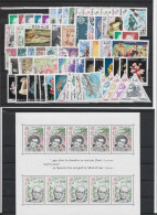 MONACO ANNEE COMPLETE 1980 MNH Neufs** - BF - TAXES - PREO - Años Completos