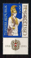 Austria - Oostenrijk 1993 75th Anniv. Of The Republic Y.T. 1941 (0) - Oblitérés