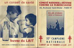 *Carnet Complet Contre La Tuberculose Complet 10 X 0.20 F - 32ème Campagne -1962/1963 - Antitubercolosi