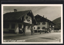Foto-AK Bayrisch Zell, Strassenpartie Mit Zollamt Bäckeralm  - Customs