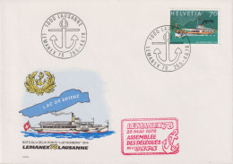 1978 Schweiz, LEMANEX 78 Zum:CH W57, Mi:CH 1126, DS Lötschberg, Brienzersee - Maritiem