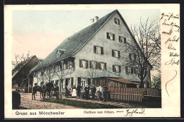 AK Mönchweiler, Gasthaus Zum Ochsen  - Autres & Non Classés