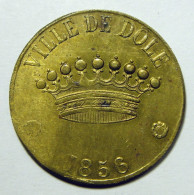 Jura - Association Alimentaire Ville De Dole (39) - 1856 - P (pain) - Monedas / De Necesidad