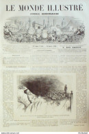 Le Monde Illustré 1869 N°616 Belgique Bruxelles Italie Bordighiera Espagne Barcelone - 1850 - 1899