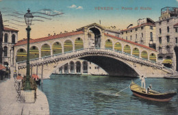 Cartolina Venezia - Ponte Di Rialto - Venetië (Venice)