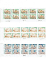 Timbres De Servce UNESCO Patrimoine Universel YT 79 à 81 Bandes De 10 De 1984 Impeccables Sans Charnière  - (69) - 1980-1989