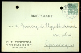 HANDGESCHREVEN BRIEFKAART Uit 1930 Van VROOMSHOOP Naar GRONINGEN  (11.555N) - Storia Postale