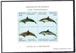 (alm) MONACO  BF DAUPHINS DOLFINS   XX MNH - Blocchi