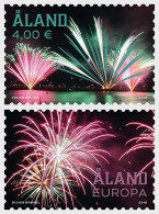 Aland Finland 460/61 Feux D'artifice - Other & Unclassified