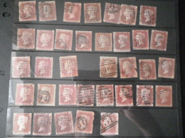 GREAT BRITAIN SG RED PENNY IMPERF Only 1 STAMP [ SELECT ONE AND MENTION ROW AND Stamp L To R] - ....-1951 Pre-Elizabeth II