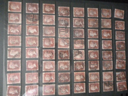 GREAT BRITAIN SG RED PENNY IMPERF Only 1 STAMP [ SELECT ONE AND MENTION ROW AND Stamp L To R] - ....-1951 Pre-Elizabeth II