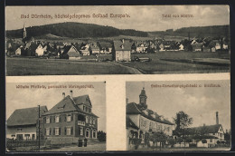 AK Bad Dürrheim, Gemischtes Warengeschäft V. Wilhelm Pfefferle, Saline-Verwaltungsgebäude U. Siedhaus  - Bad Duerrheim
