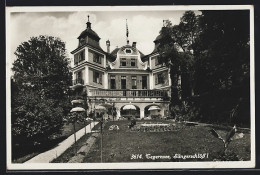 AK Tegernsee, Hotel Sängerschlössl Mit Garten  - Tegernsee