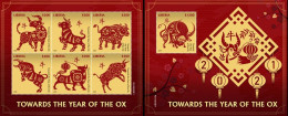 Liberia 2020, Year Of The OX, 6val In BF +BF - Astrología
