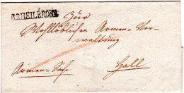 Württemberg, L1 R2 HEILBRONN Auf Armensache Brief N. Hall. - Precursores