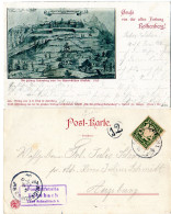 Bayern 1900, Posthilfstelle KERSBACH Taxe Schnaittach 1. Auf Gruss Aus Sw-AK - Covers & Documents