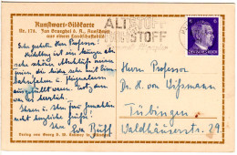 DR 1943, ALTSTOFF Ist ROHSTOFF, Heidelberg Werbestpl. Auf Karte M. 6 Pf. - Briefe U. Dokumente