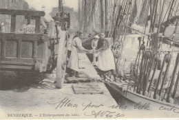 COPIE DE CARTE POSTALE ANCIENNE SOCIETE ANONYME DES ETABLISSSEMENTS ALBARET A RANTIGNY - Dunkerque