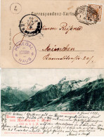 Österreich 1899, MENDEL Schraffenstpl. Klar Auf AK M. Cachet-Stpl. Penegal Haus - Covers & Documents