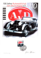 BRD 2043, Maybach Auf Grafik-Druck D. Dt. Post. Limitierte Auflage. Zertifikat - Covers & Documents