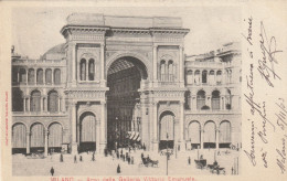 MILANO55  --  MILANO  --  ARCO DELLA GALLERIA VITTORIO EMANUELLE --  1903 - Milano