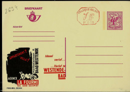 Publibel Neuve N° 2634 + P 010 ( Agence LA FOURMI  - Westende-Bad ) - Werbepostkarten