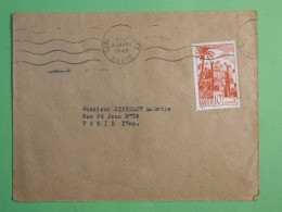 DN17  MAROC    LETTRE    1949 CASA  A  PARIS FRANCIA     + + AFF. INTERESSANT +++ - Lettres & Documents