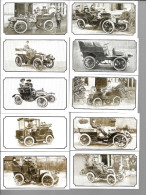 AJ60 - SERIE COMPLETE CARTES HARBOUR DIGITAL - CARS AT THE TURN OF THE CENTURY - Cars