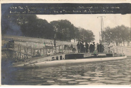 75008 PARIS #FG57117 LE SOUS MARIN MONTGOLFIER AU PONT DE LA CONCORDE CARTE PHOTO - Distrito: 08