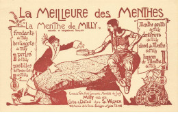 92 BOULOGNE #FG56591 PUBLICITE LA MENTHE MILLY PAR ILLUSTRATEUR - Boulogne Billancourt