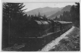 63 LE MONT DORE #FG56623 CARTE PHOTO VILAIN LOCOMOTIVE TRAIN - Le Mont Dore