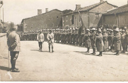 BELGIQUE #FG56695 HANNUT REMISE DE MEDAILLE CARTE PHOTO MILITAIRE - Hannuit