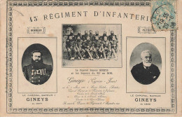 MILITARIA #FG56738 45 EME REGIMENT D INFANTERIE CAPORAL SAPEUR GINEYS - Regimente