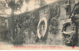 75020 PARIS #FG56782 PERE LACHAISE HISTORIQUE MUR DES FEDERES OU PLUS DE 20000 PRISONNIERS FUSILLEES - Distrito: 20