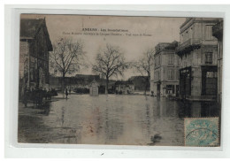 49 ANGERS LES INONDATIONS PLACE MOLIERE DERRIERE CIRQUE THEATRE - Angers