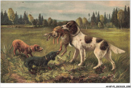 AV-BFP2-0712 BIS - ANIMAUX - Chien - Teckels CHASSE AU RENARD - Chasse DACHSHUND DACKEL - Hunde