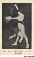 AV-BFP2-0818 - Sport - The Real Feminine Catch FEMININ - L. Choury - Carte Dédicacée - Autres & Non Classés