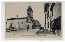 64 URRUGNE #11598 LA PLACE ET EGLISE NÂ°102 - Urrugne