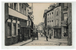 76 EU #13980 GRANDE RUE NÂ°40 PHARMACIE DE ROUEN PROP. YVART - Eu