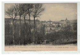 76 EU #14153 VUE PANORAMIQUE EGLISE NOTRE DAME LE CHATEAU LA CHAPELLE DU COLLEGE NÂ°17 - Eu