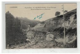 63 LE MONT DORE #11385 USINE ELECTRIQUE ROUTE DU MONT DORE A LA BOURBOULE - Le Mont Dore