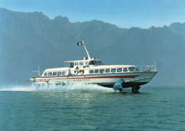 CPM - R - LAC LEMAN - BATEAU RAPIDE L'ALBATROS - Luftkissenfahrzeuge