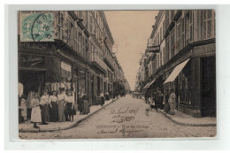 02 SOISSONS LA RUE DEU COLLEGE + CACHET RUE SAINT WAAST - Soissons