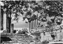 ASIE.  LIBAN.  LEBANON. TEMPLE DE JUPITER. CARTE ECRITE ET TIMBRE - Lebanon