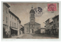 01 MONTMERLE SUR SAONE PLACE DE L EGLISE - Ohne Zuordnung