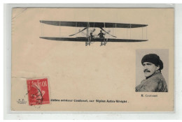 AVIATION #18381 AVION PLANE AVIATEUR CONTENET SUR BIPLAN ASTRA WRIGHT - ....-1914: Précurseurs