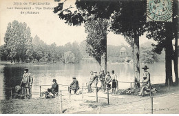 94 VINCENNES #21749 BOIS LAC DAUMESNIL STATION DE PECHEURS PECHE - Vincennes