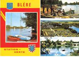 37 BLERE #22171 STATION VERTE PLAGE VUE AERIENNE CAMPING ET CHER - Bléré